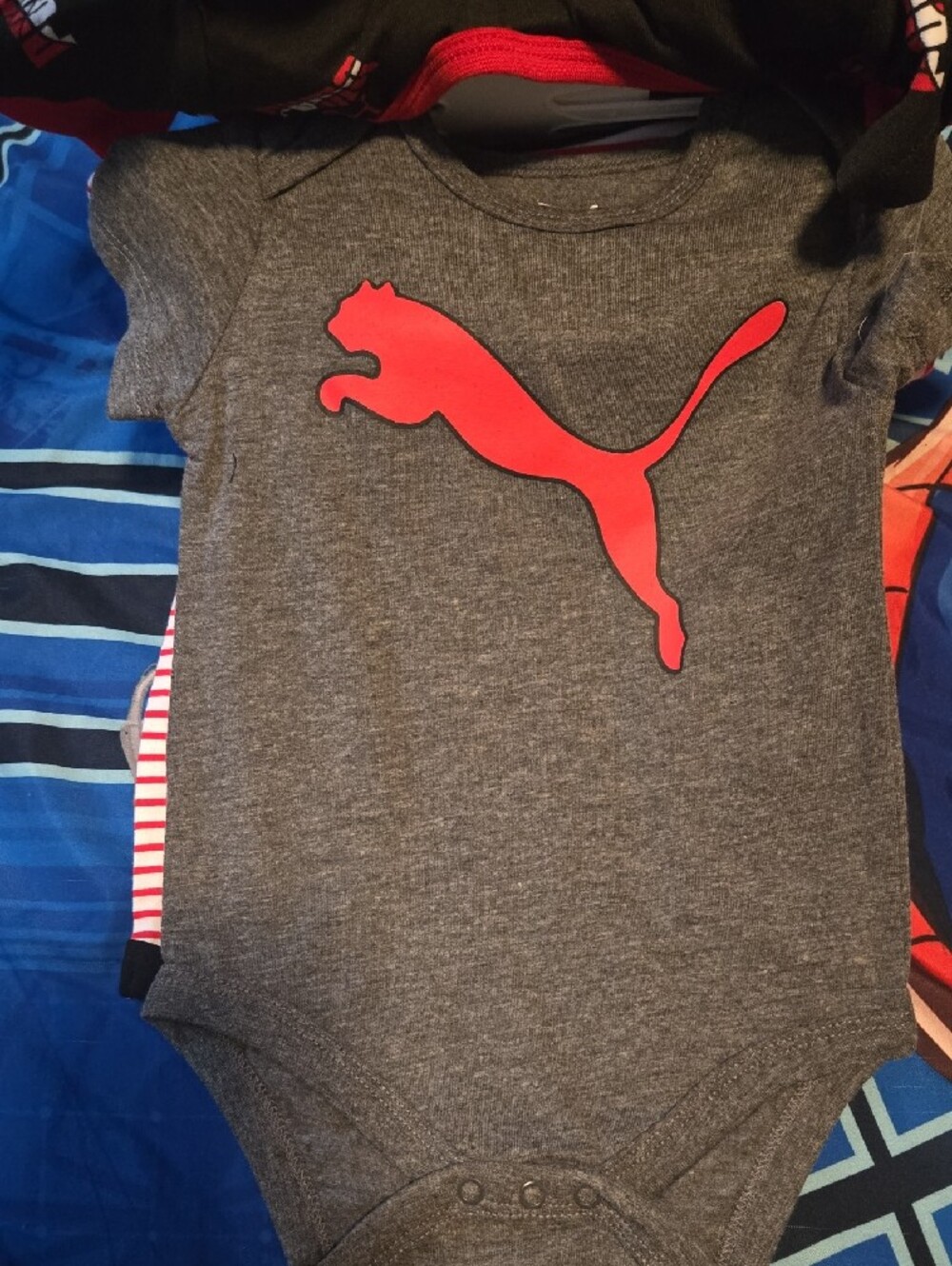 3/6 Month Puma Baby One-Piece Bodysuits - Picture 3 of 5